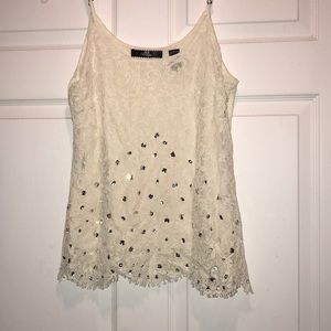 BKE Boutique beaded tank.